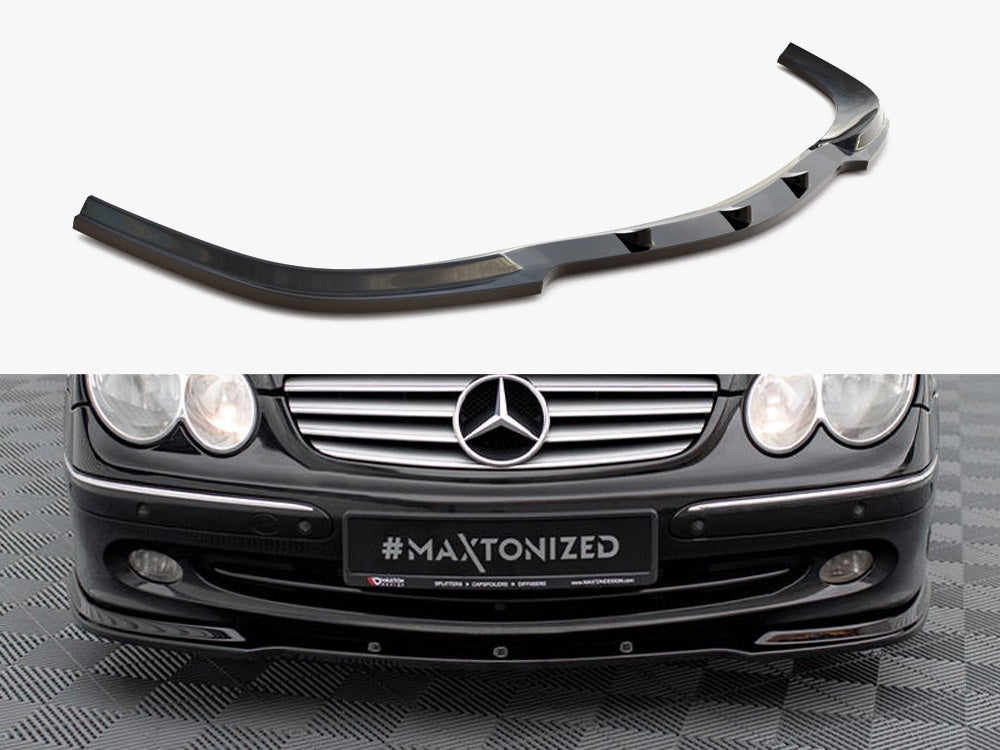 Maxton Design Front Splitter V.1 Mercedes CLK W 209 For Standard Version