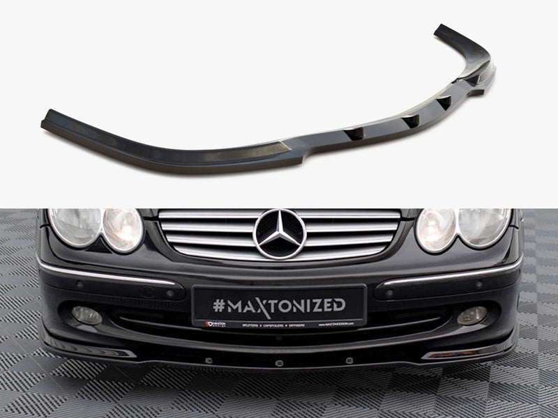 Maxton Design Front Splitter V.1 Mercedes CLK W 209 For Standard Version