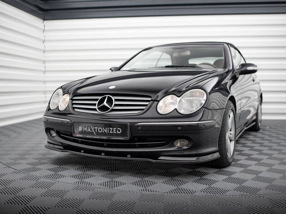 Maxton Design Front Splitter V.1 Mercedes CLK W 209 For Standard Version