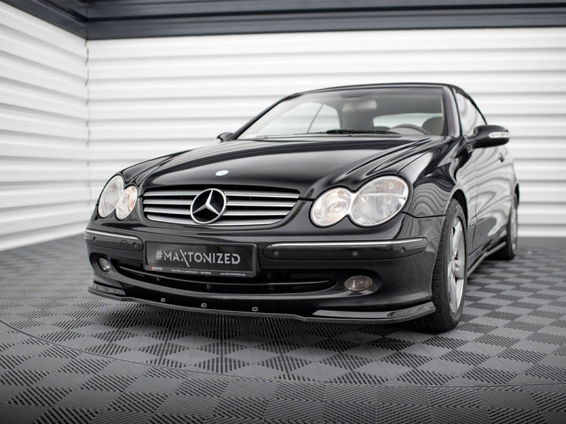Maxton Design Front Splitter V.1 Mercedes CLK W 209 For Standard Version