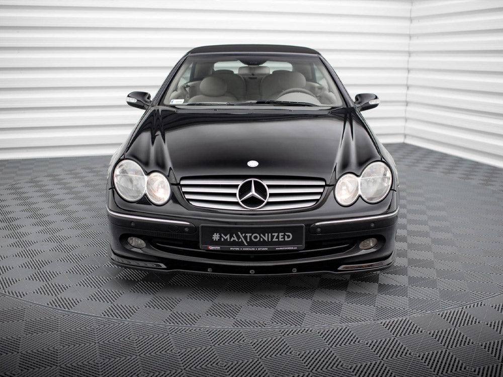 Maxton Design Front Splitter V.1 Mercedes CLK W 209 For Standard Version