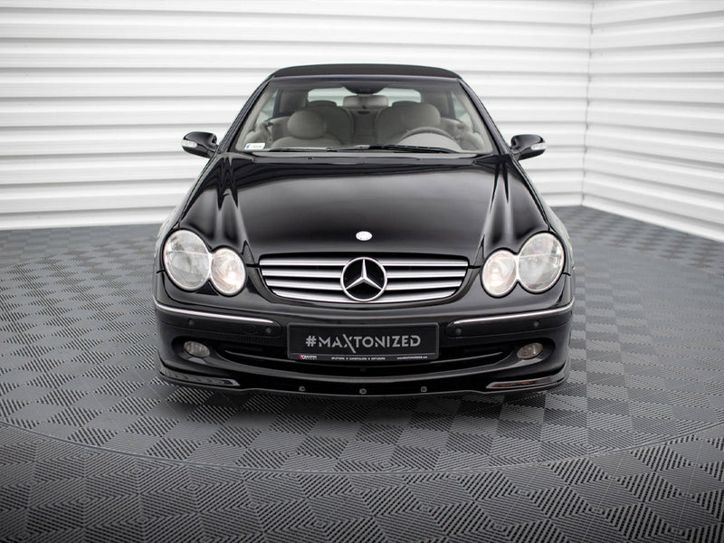 Maxton Design Front Splitter V.1 Mercedes CLK W 209 For Standard Version