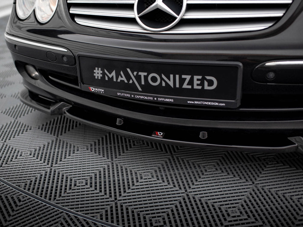Maxton Design Front Splitter V.2 Mercedes CLK W209