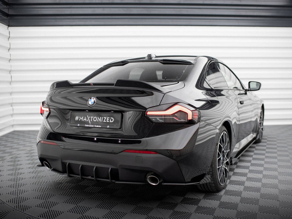 Maxton Design Street Pro Rear Side Splitters + Flaps BMW 2 Coupe G42