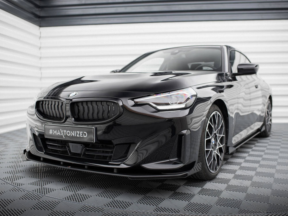 Maxton Design Street PRO Front Splitter + Flaps BMW 2 Coupe G42