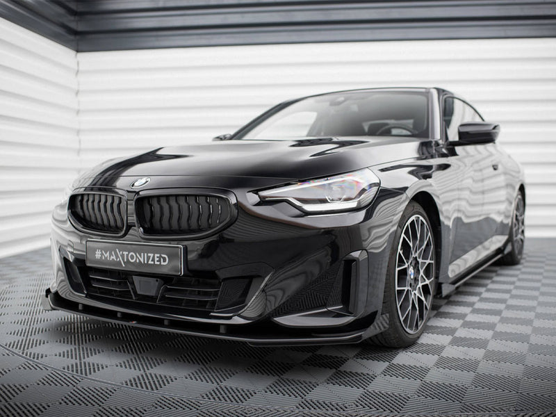 Maxton Design Street PRO Front Splitter + Flaps BMW 2 Coupe G42