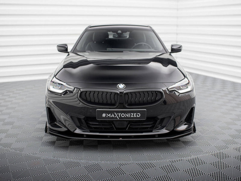 Maxton Design Street PRO Front Splitter + Flaps BMW 2 Coupe G42
