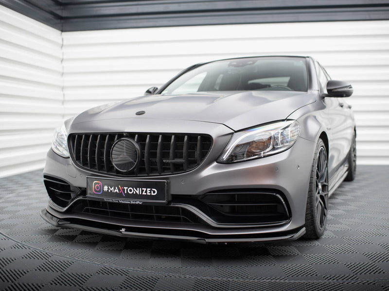 Maxton Design Front Splitter V.1 Mercedes-AMG C63 Sedan / Estate W205 Facelift