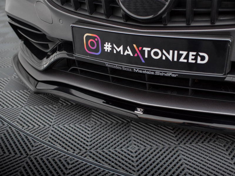 Maxton Design Front Splitter V.1 Mercedes-AMG C63 Sedan / Estate W205 Facelift