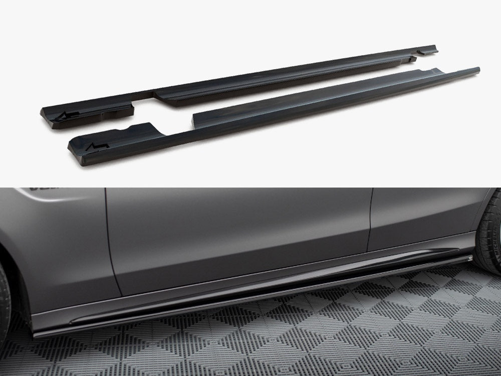 Maxton Design Side Skirts Diffusers Mercedes-AMG C63 Sedan / Estate W205 Facelift