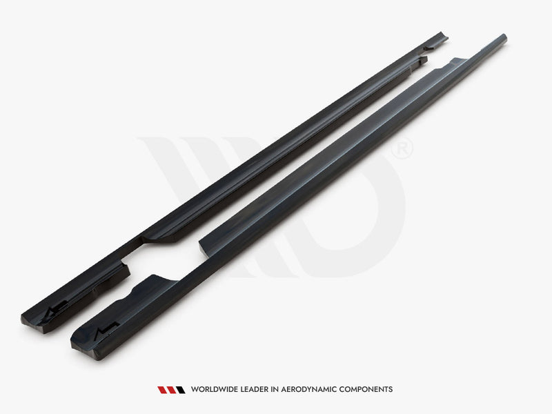 Maxton Design Side Skirts Diffusers Mercedes-AMG C63 Sedan / Estate W205 Facelift