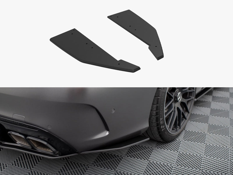 Maxton Design Street Pro Rear Side Splitters Mercedes-AMG C63 Sedan / Estate W205 Facelift