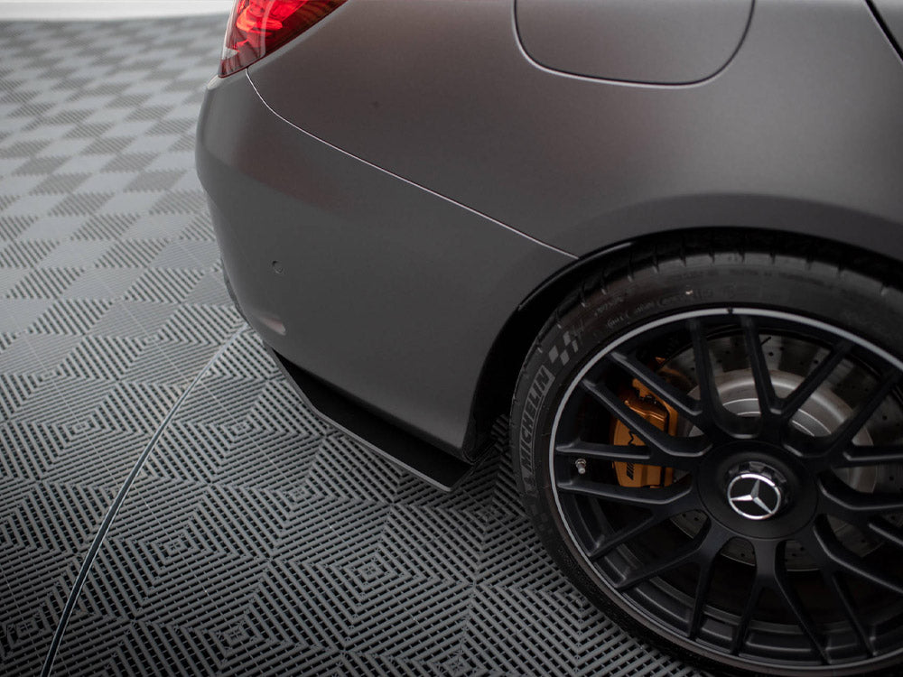 Maxton Design Street Pro Rear Side Splitters Mercedes-AMG C63 Sedan / Estate W205 Facelift
