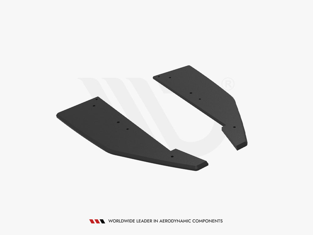 Maxton Design Street Pro Rear Side Splitters Mercedes-AMG C63 Sedan / Estate W205 Facelift