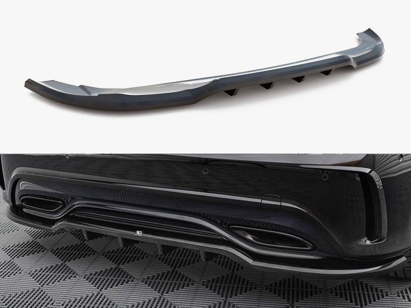 Maxton Design Rear Splitter (Vertical Bars) Mercedes-Benz A AMG-Line W176 Facelift