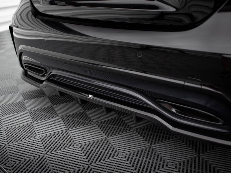 Maxton Design Rear Splitter (Vertical Bars) Mercedes-Benz A AMG-Line W176 Facelift