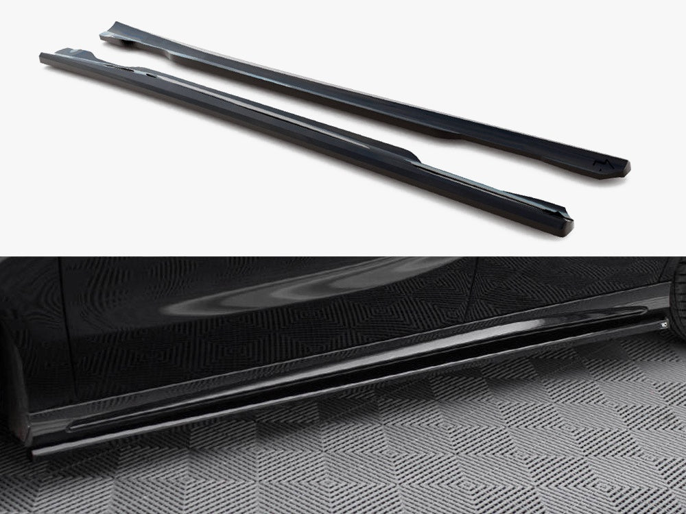 Maxton Design Side Skirts Diffusers Mercedes-Benz A AMG-Line W176 Facelift