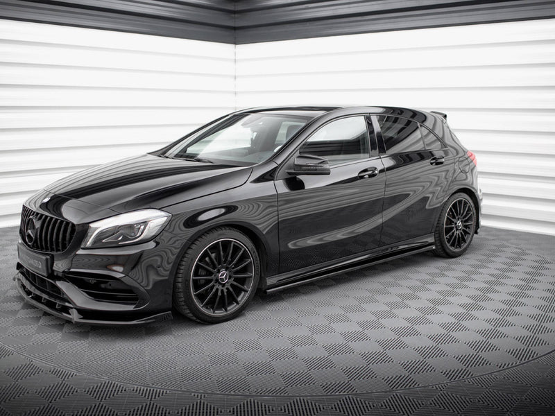 Maxton Design Side Skirts Diffusers Mercedes-Benz A AMG-Line W176 Facelift