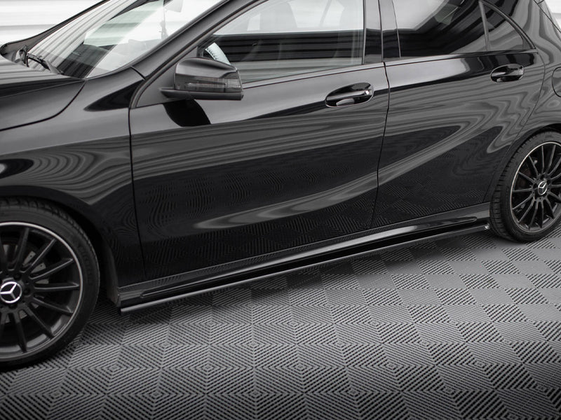 Maxton Design Side Skirts Diffusers Mercedes-Benz A AMG-Line W176 Facelift
