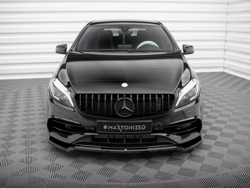 Maxton Design Front Splitter V.1 Mercedes-Benz A AMG-Line W176 Facelift