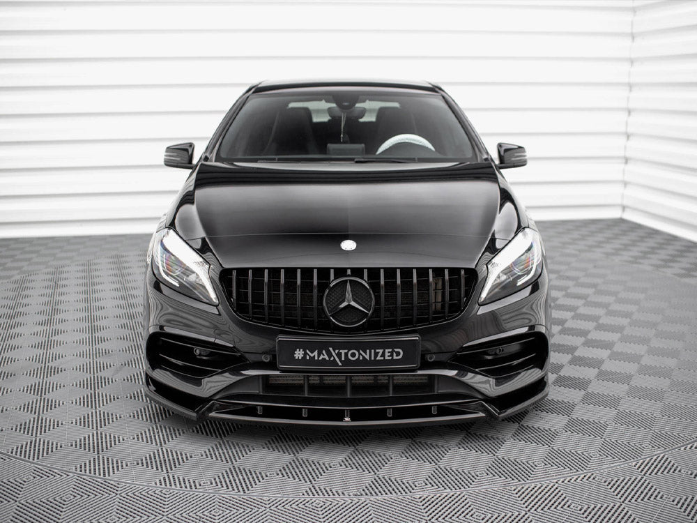 Maxton Design Front Splitter V.2 Mercedes-Benz A AMG-Line W176 Facelift