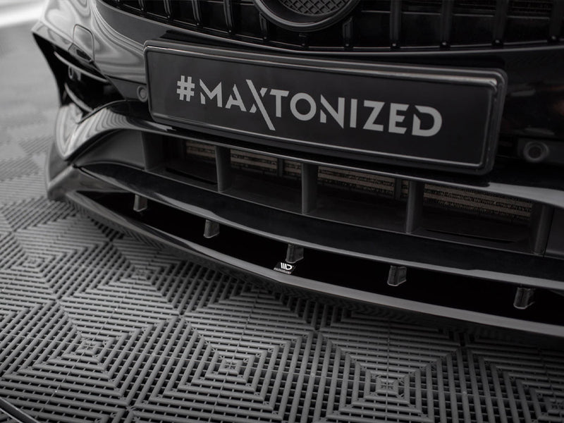 Maxton Design Front Splitter V.2 Mercedes-Benz A AMG-Line W176 Facelift