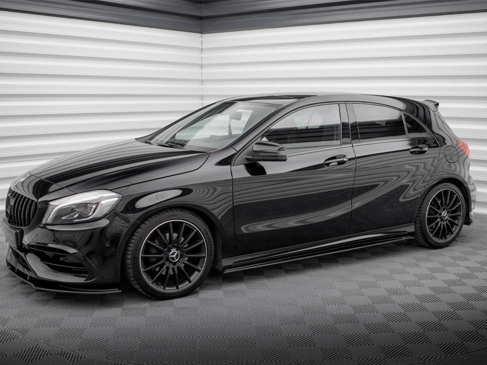 Maxton Design Street PRO Side Skirts Diffusers Mercedes-Benz A AMG-Line W176 Facelift