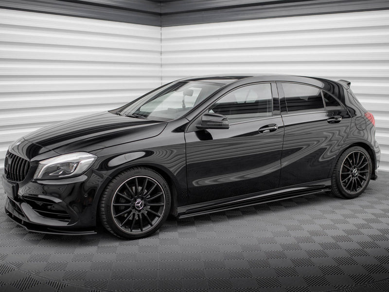 Maxton Design Street PRO Side Skirts Diffusers Mercedes-Benz A AMG-Line W176 Facelift