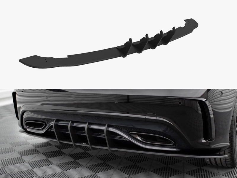 Maxton Design Street PRO Rear Diffuser Mercedes-Benz A AMG-Line W176 Facelift