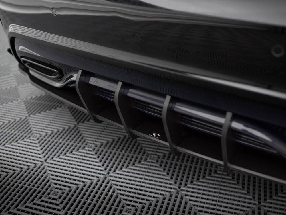 Maxton Design Street PRO Rear Diffuser + Flaps Mercedes-Benz A AMG-Line W176 Facelift