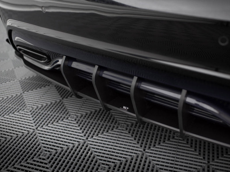 Maxton Design Street PRO Rear Diffuser + Flaps Mercedes-Benz A AMG-Line W176 Facelift