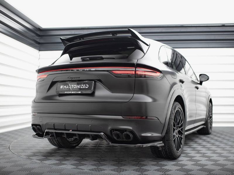 Maxton Design Rear Splitter (Vertical Bars) Porsche Cayenne Sport Design Mk3