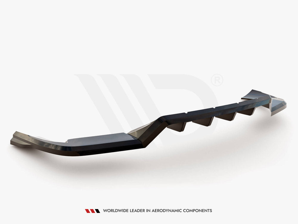 Maxton Design Rear Splitter (Vertical Bars) Porsche Cayenne Sport Design Mk3
