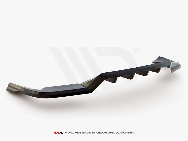 Maxton Design Rear Splitter (Vertical Bars) Porsche Cayenne Sport Design Mk3