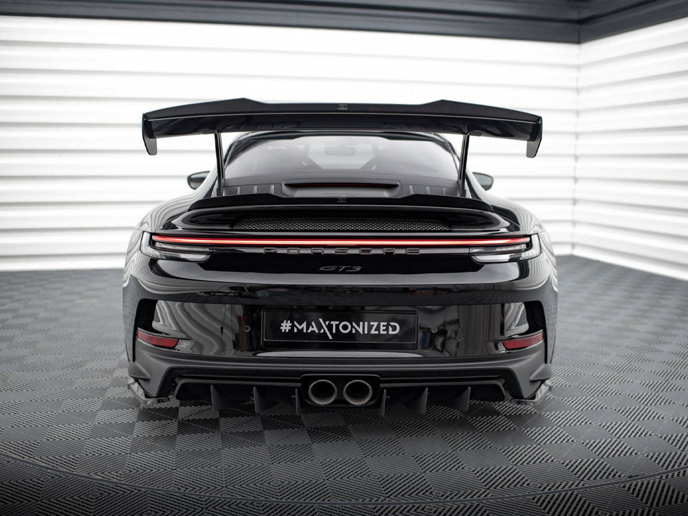 Maxton Design Lower Spoiler CAP Porsche 911 992 GT3