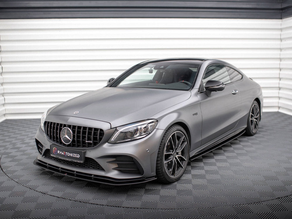 Maxton Design Street PRO Side Skirts Diffusers Mercedes-AMG C43 Coupe C205 Facelift