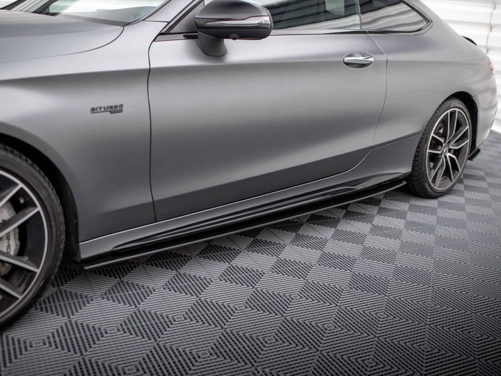 Maxton Design Street PRO Side Skirts Diffusers Mercedes-AMG C43 Coupe C205 Facelift