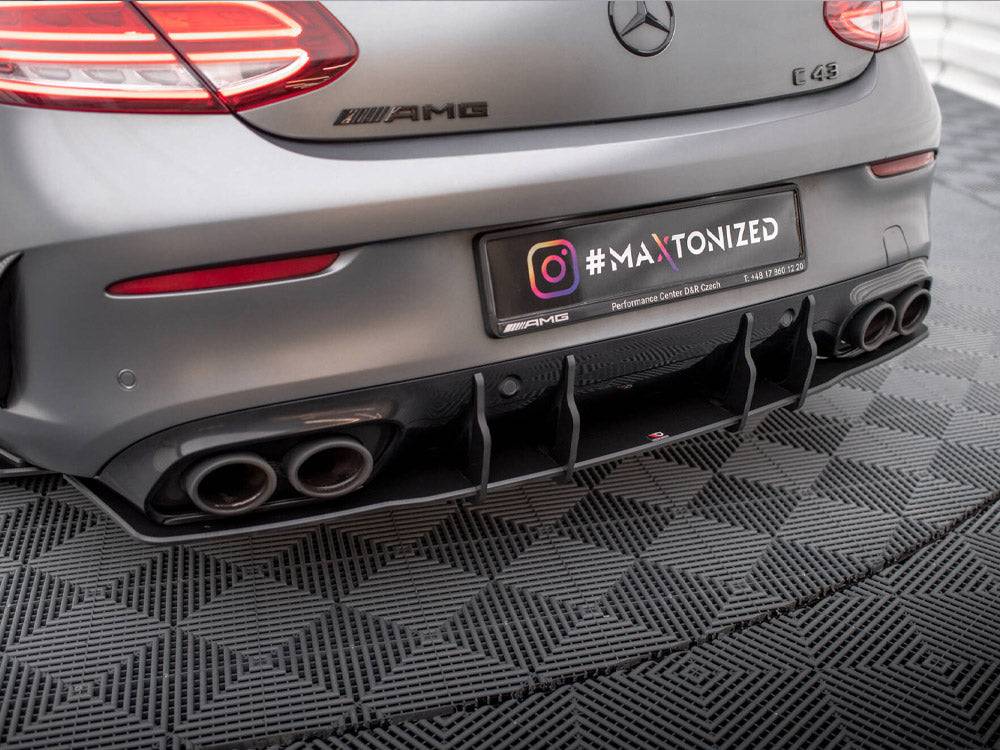 Maxton Design Street PRO Rear Diffuser Mercedes-AMG C43 Coupe C205 Facelift