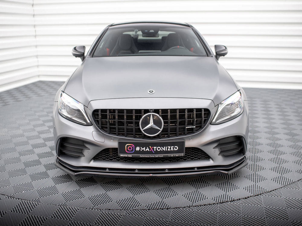 Maxton Design Front Splitter V.1 Mercedes-AMG C43 Coupe / Sedan / Estate C205 / W205 / S205 Facelift