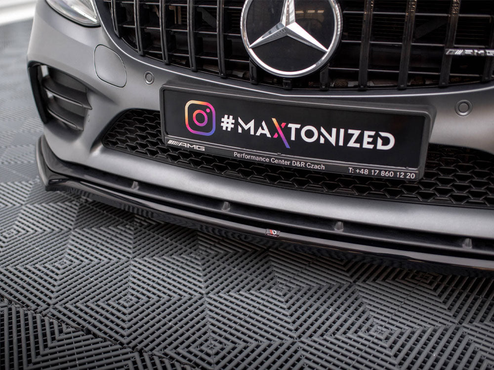 Maxton Design Front Splitter V.1 Mercedes-AMG C43 Coupe / Sedan / Estate C205 / W205 / S205 Facelift
