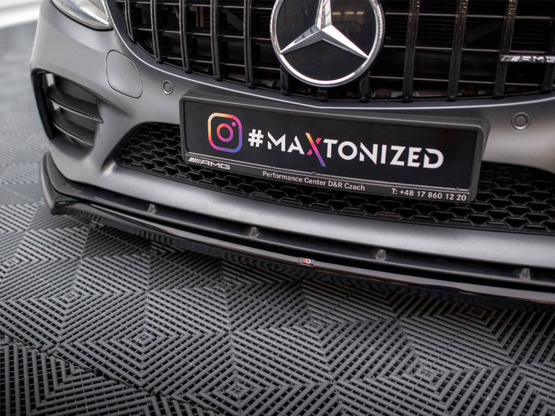 Maxton Design Front Splitter V.1 Mercedes-AMG C43 Coupe / Sedan / Estate C205 / W205 / S205 Facelift