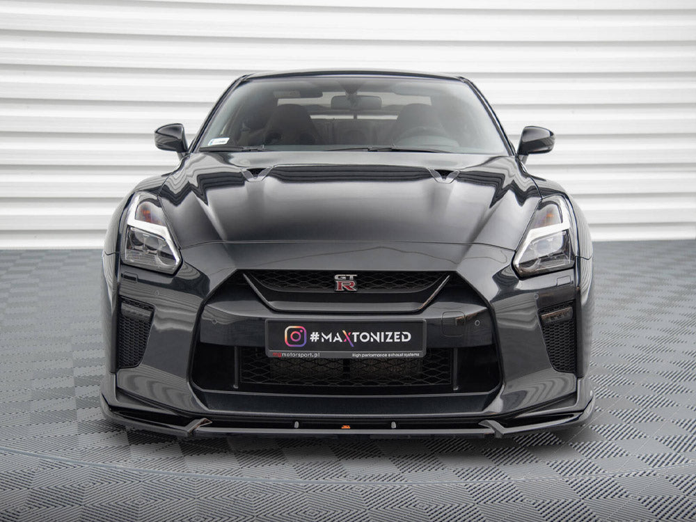 Maxton Design Front Splitter V.2 Nissan GTR R35 2nd Facelift