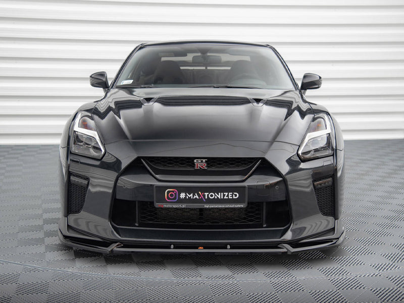 Maxton Design Front Splitter V.2 Nissan GTR R35 2nd Facelift
