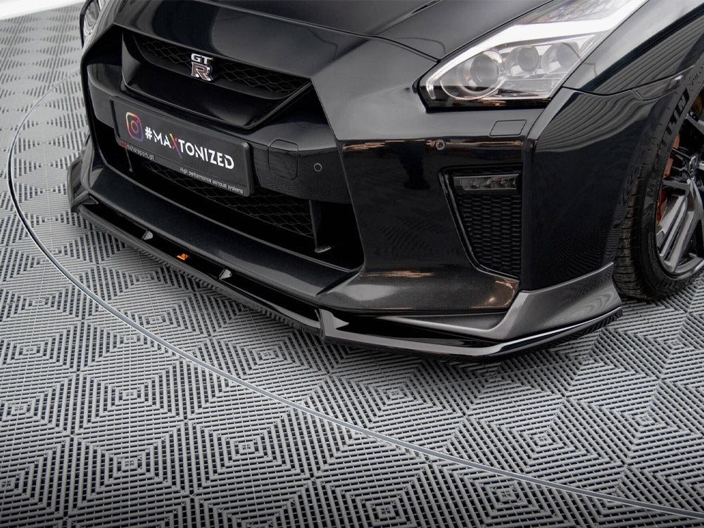 Maxton Design Front Splitter V.2 Nissan GTR R35 2nd Facelift