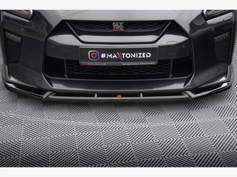 Maxton Design Front Splitter V.2 Nissan GTR R35 2nd Facelift