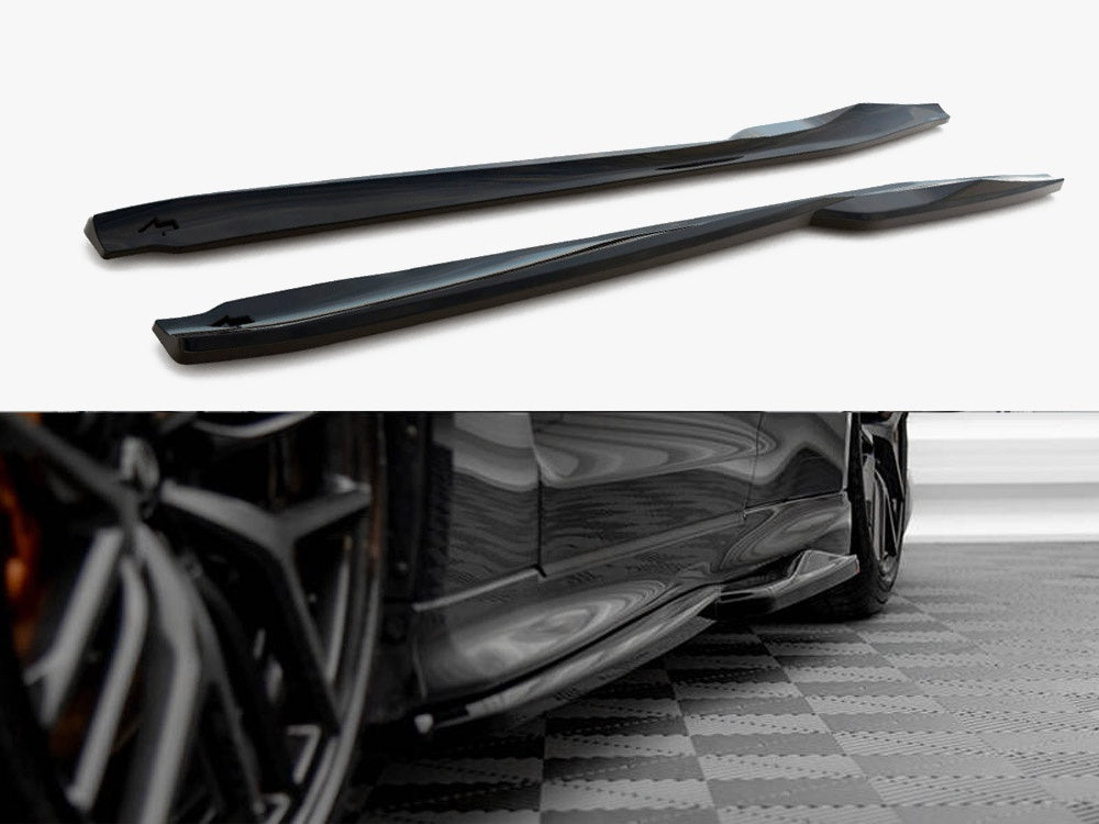 Maxton Design Side Skirts Diffusers Nissan GTR R35 2nd Facelift