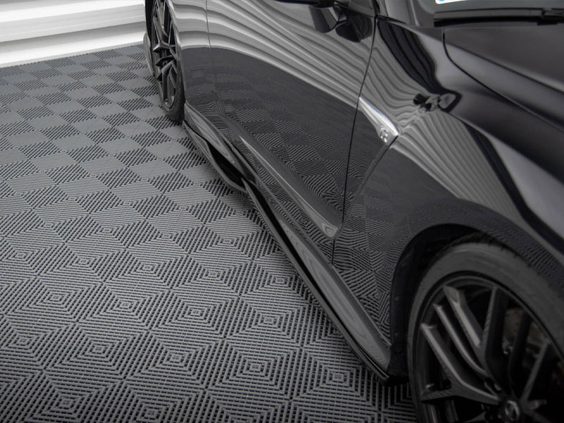 Maxton Design Side Skirts Diffusers Nissan GTR R35 2nd Facelift