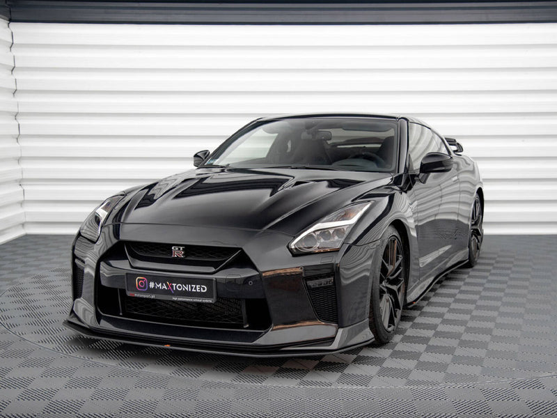 Maxton Design Street PRO Front Splitter Nissan GTR R35 2nd Facelift