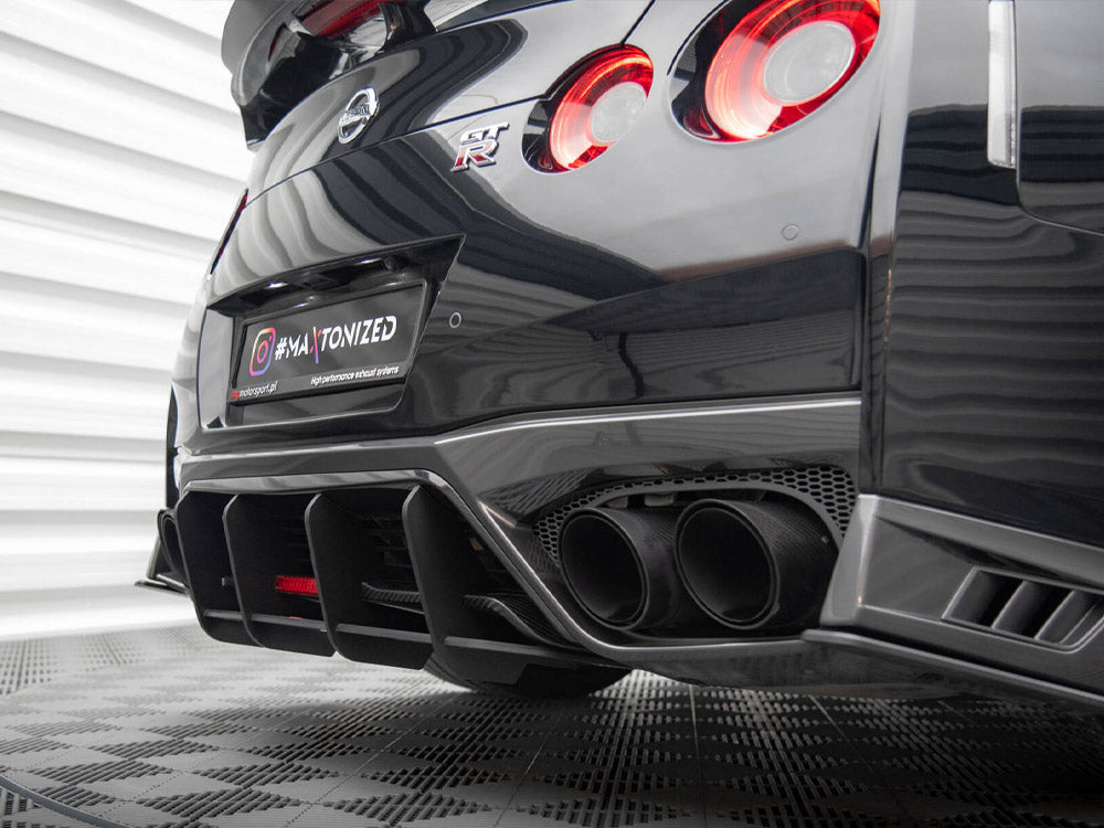 Maxton Design Street PRO Rear Diffuser Nissan GTR R35 2nd Facelift
