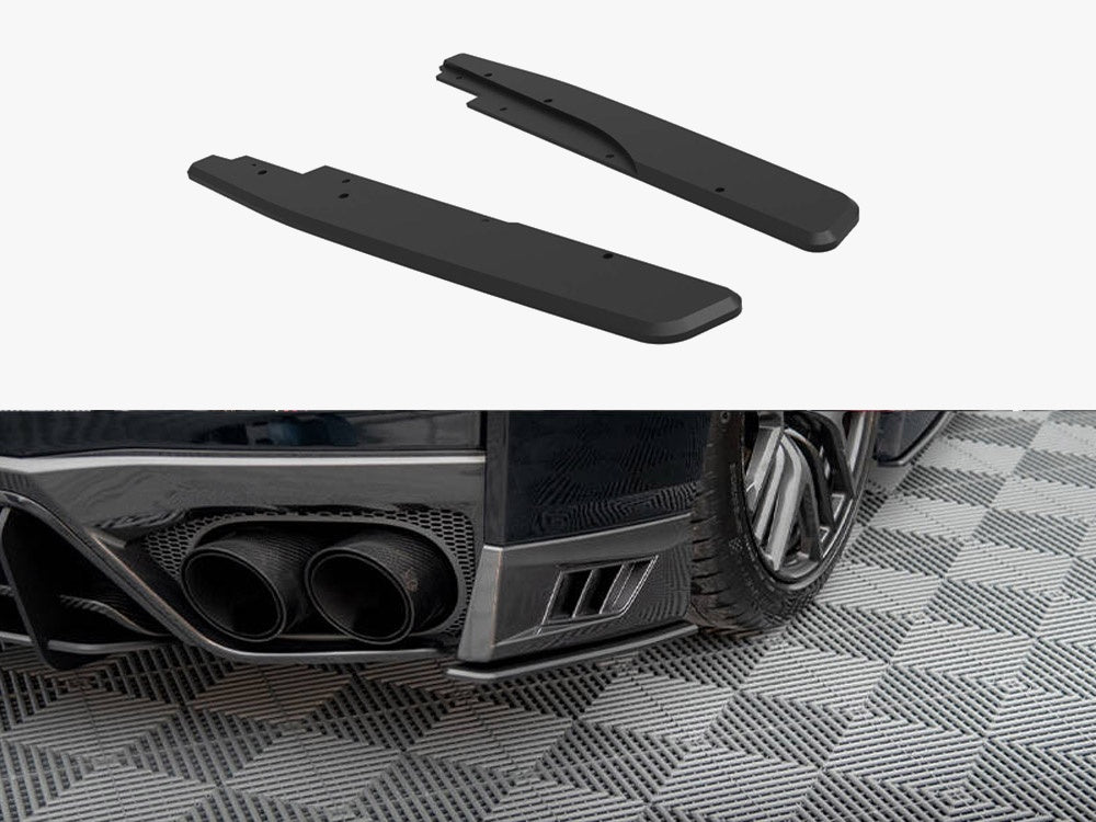 Maxton Design Street Pro Rear Side Splitters Nissan GTR R35 2nd Facelift